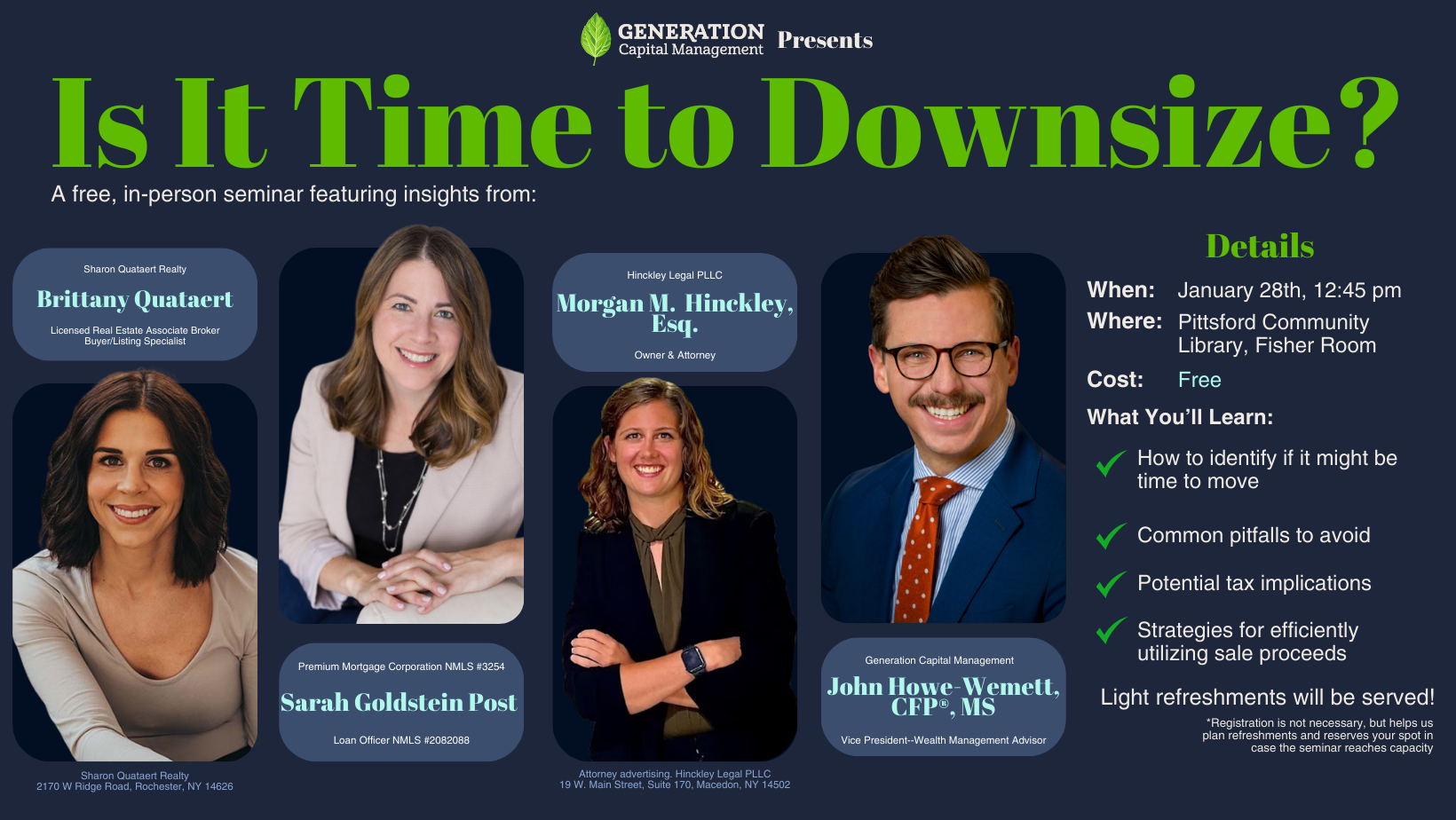 Is It Time to Downsize Promo